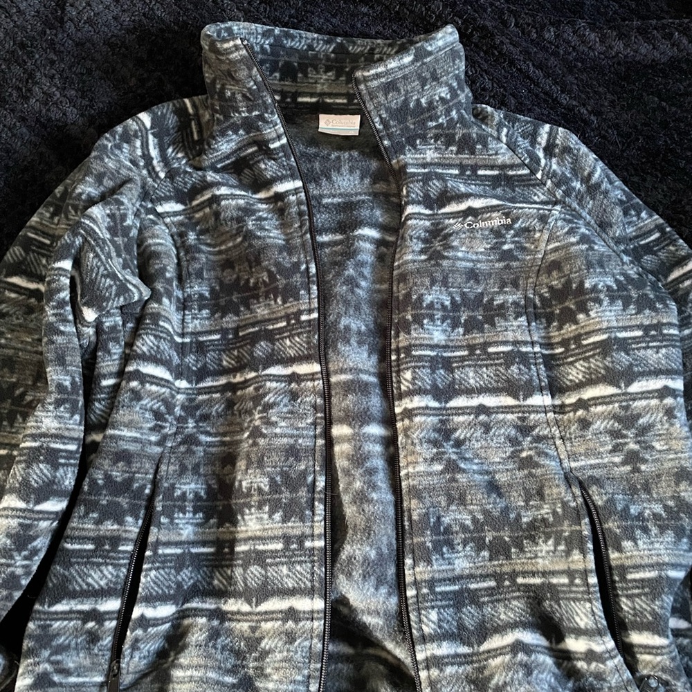 Fleece zip up jacket